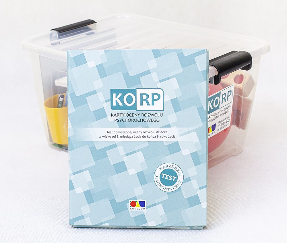 Test KORP. Karty Oceny Rozwoju Psychoruchowego, narzędzie diagnostyczne wydawnictwa KomLogo